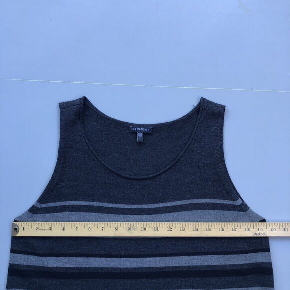 Eileen Fisher Women Large Sweater Dress Sleeveless 100% Merino Wool Career Wear - Picture 11 of 12